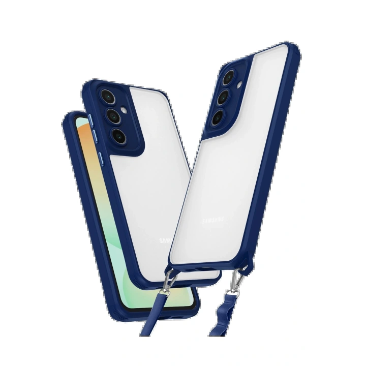 BFS Samsung Galaxy A55 5G Kılıf Penta Silikon Kılıf - Lacivert