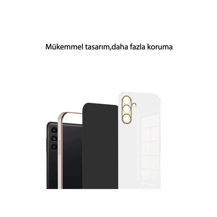 BFS  Samsung Galaxy A55 5G Kılıf Volet Silikon - Açık Yeşil