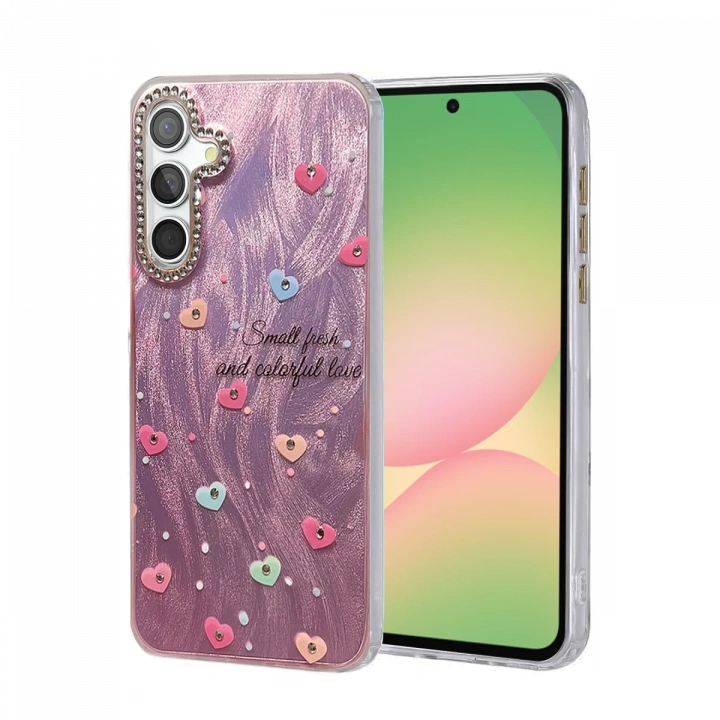 BFS  Samsung Galaxy A56 Kılıf Blade Aynalı Desenli Kapak - Desen 8