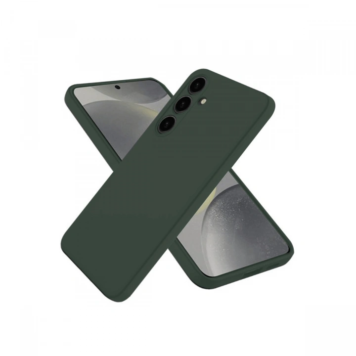 BFS  Samsung Galaxy A56 Kılıf First Silikon - Koyu Yeşil