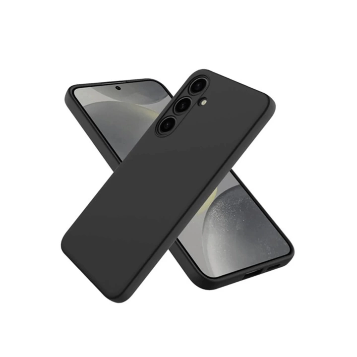 BFS  Samsung Galaxy A56 Kılıf Nano içi Kadife Silikon - Siyah