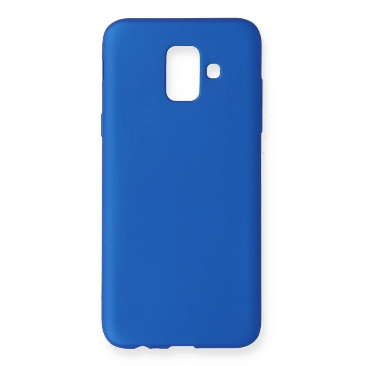 BFS  Samsung Galaxy A6 2018 Kılıf First Silikon - Mavi