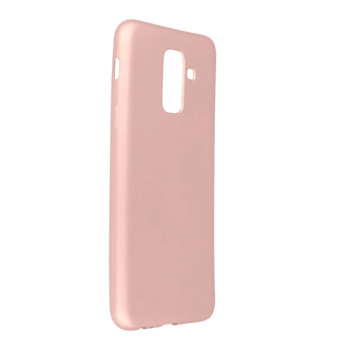 BFS  Samsung Galaxy A6 Plus 2018 Kılıf First Silikon - Rose Gold