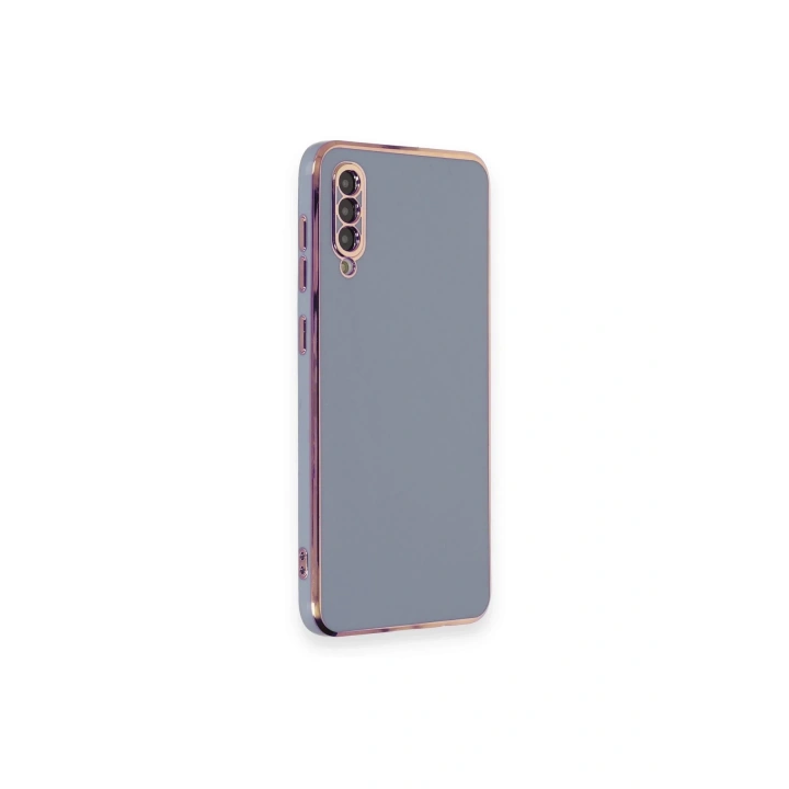 BFS  Samsung Galaxy A70 Kılıf Volet Silikon - Mavi