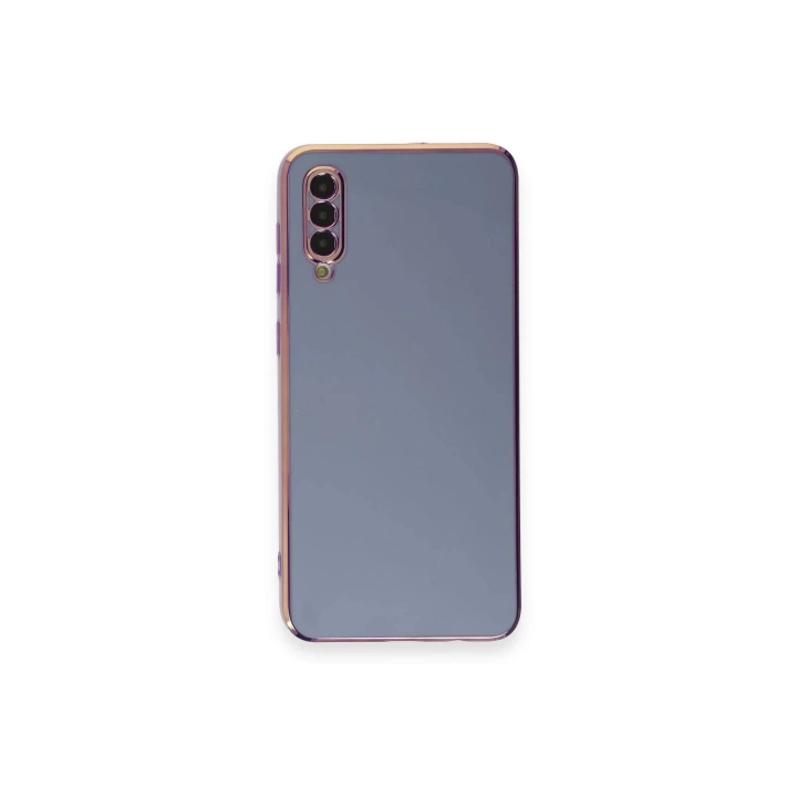 BFS  Samsung Galaxy A70 Kılıf Volet Silikon - Mavi