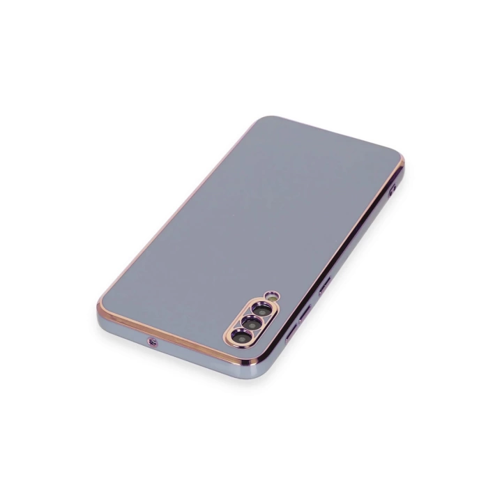 BFS  Samsung Galaxy A70 Kılıf Volet Silikon - Mavi