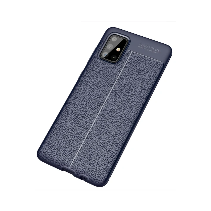 BFS  Samsung Galaxy A71 Kılıf Auto Focus Kapak - Lacivert