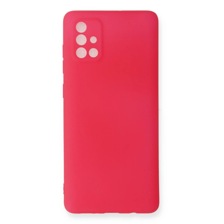 BFS  Samsung Galaxy A71 Kılıf First Silikon - Pembe