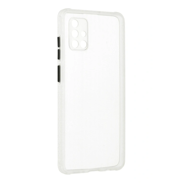 BFS  Samsung Galaxy A71 Kılıf Miami Şeffaf Silikon - Şeffaf