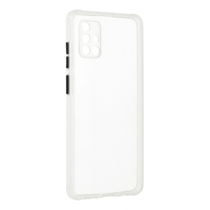 BFS Samsung Galaxy A71 Kılıf Miami Şeffaf Silikon - Şeffaf