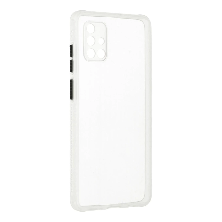 BFS  Samsung Galaxy A71 Kılıf Miami Şeffaf Silikon - Şeffaf