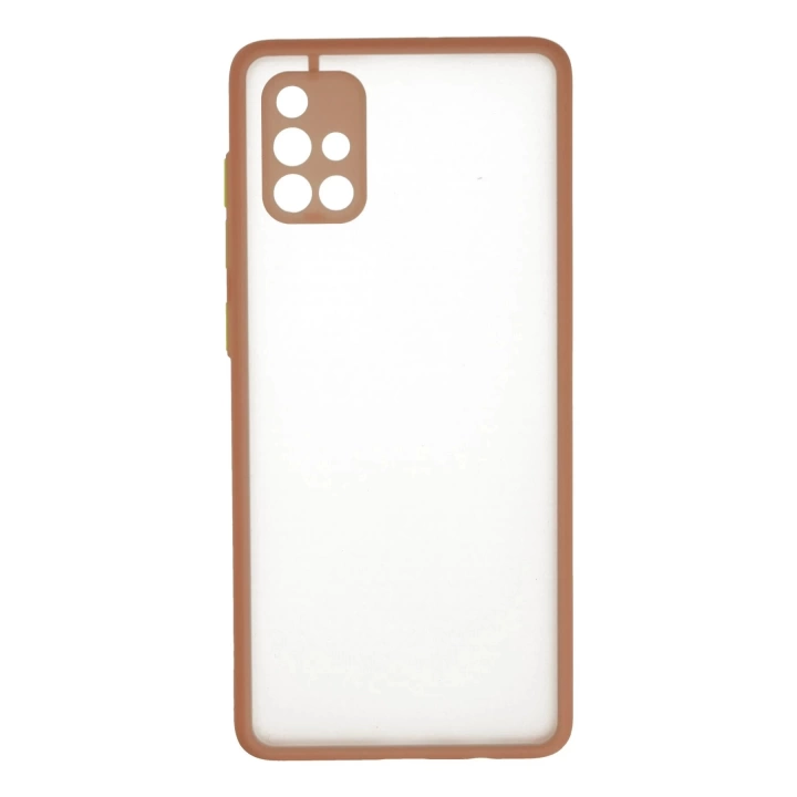 BFS  Samsung Galaxy A71 Kılıf Montreal Silikon Kapak - Pembe