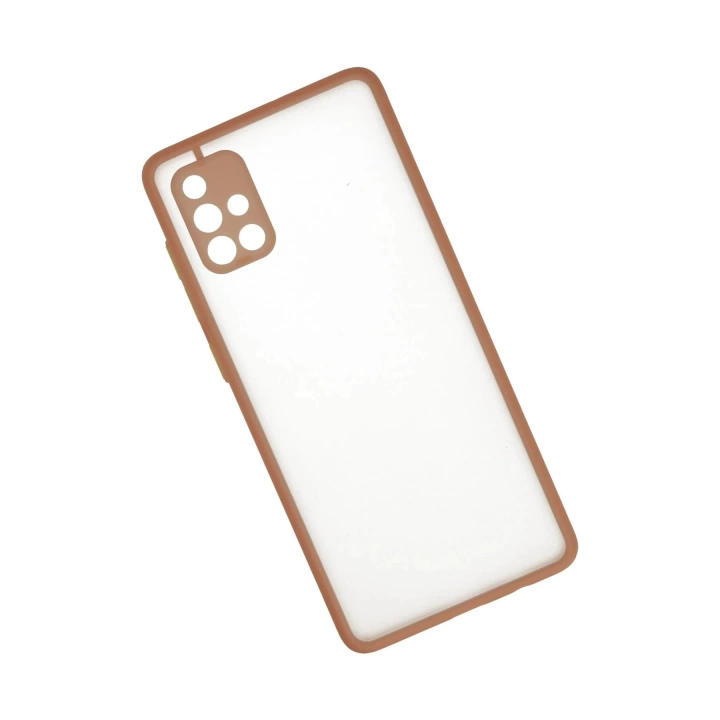 BFS  Samsung Galaxy A71 Kılıf Montreal Silikon Kapak - Pembe
