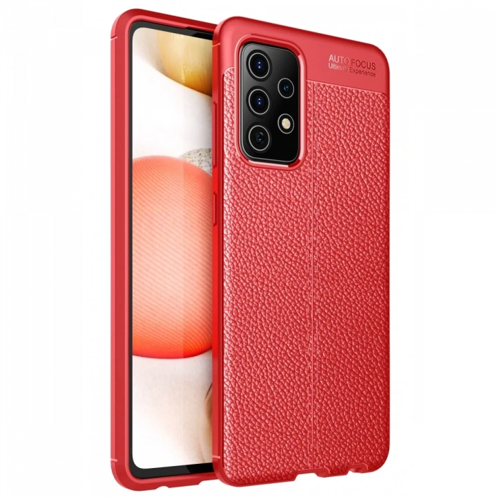 BFS  Samsung Galaxy A72 Kılıf Auto Focus Kapak - Kırmızı