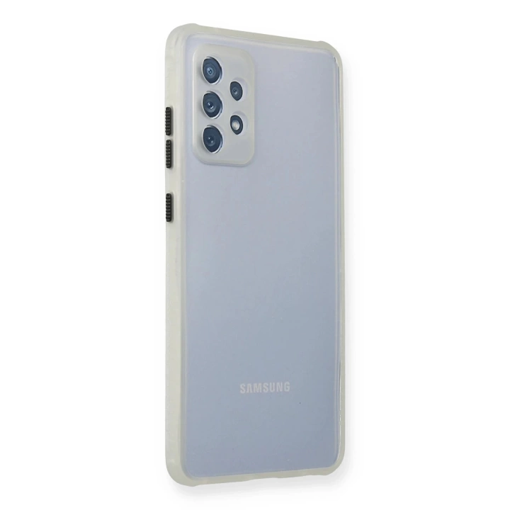 BFS  Samsung Galaxy A72 Kılıf Miami Şeffaf Silikon - Şeffaf