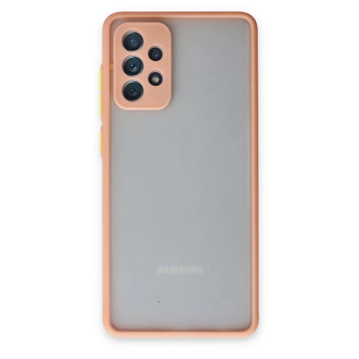 BFS  Samsung Galaxy A72 Kılıf Montreal Silikon Kapak - Pembe