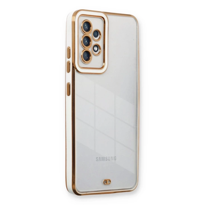 BFS  Samsung Galaxy A73 5G Kılıf Liva Lens Silikon - Beyaz