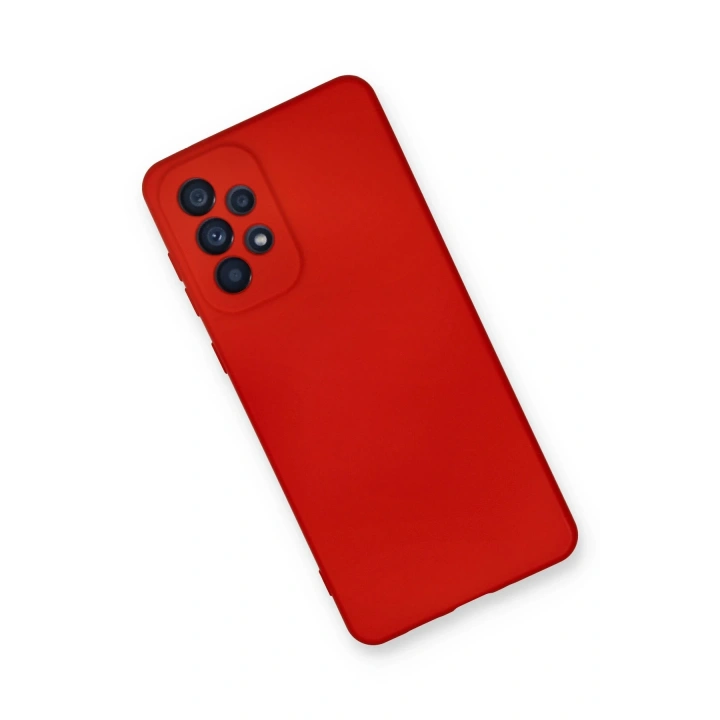 BFS  Samsung Galaxy A73 5G Kılıf Nano içi Kadife Silikon - Kırmızı