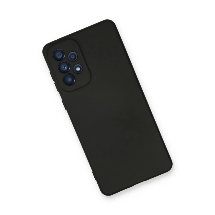 BFS  Samsung Galaxy A73 5G Kılıf Nano içi Kadife Silikon - Siyah