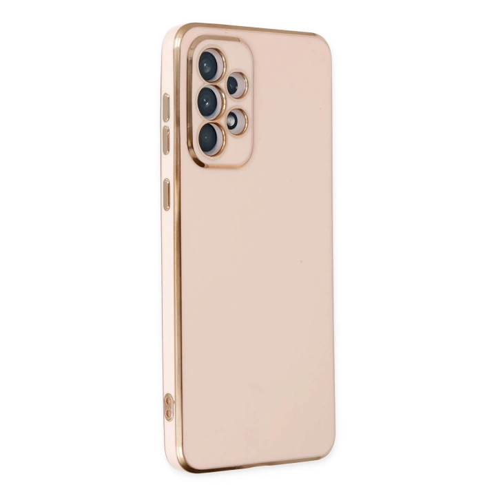 BFS  Samsung Galaxy A73 5G Kılıf Volet Silikon - Pembe