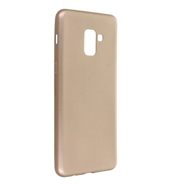 BFS  Samsung Galaxy A8 Plus 2018 Kılıf First Silikon - Gold