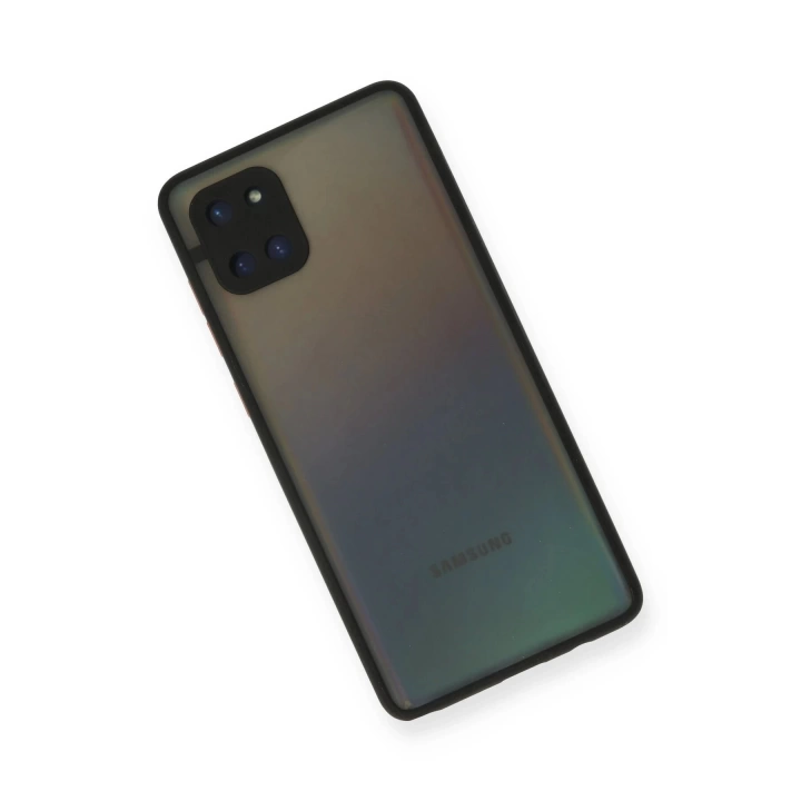 BFS  Samsung Galaxy A81 / Note 10 Lite Kılıf Montreal Silikon Kapak - Siyah