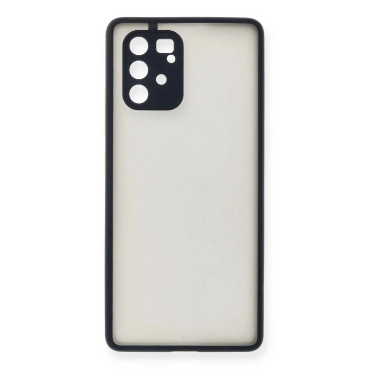 BFS  Samsung Galaxy A91 / S10 Lite Kılıf Montreal Silikon Kapak - Lacivert