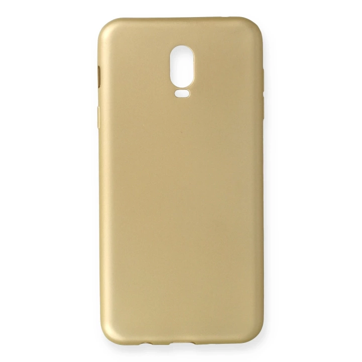 BFS  Samsung Galaxy C8 Kılıf First Silikon - Gold