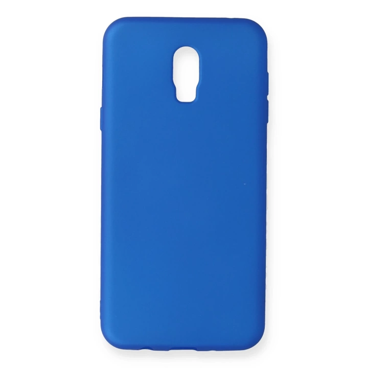 BFS  Samsung Galaxy C8 Kılıf First Silikon - Mavi