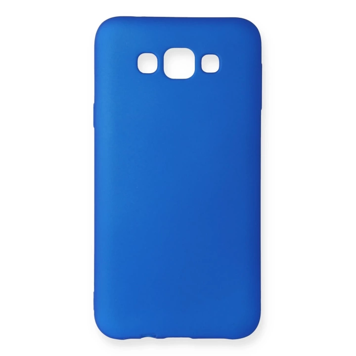 BFS  Samsung Galaxy E7 Kılıf First Silikon - Mavi