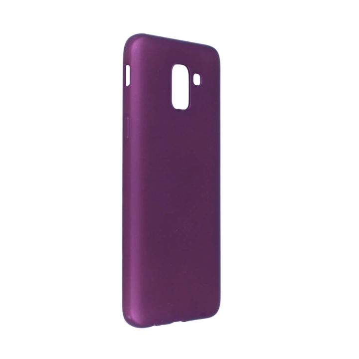 BFS  Samsung Galaxy J6 Kılıf First Silikon - Mürdüm