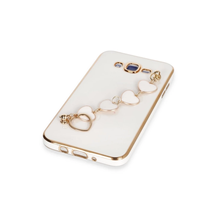 BFS  Samsung Galaxy J7 Kılıf Esila Silikon - Beyaz