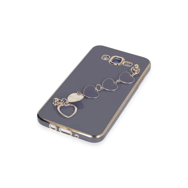 BFS  Samsung Galaxy J7 Kılıf Esila Silikon - Gri