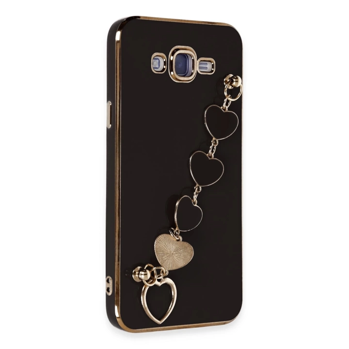 BFS  Samsung Galaxy J7 Kılıf Esila Silikon - Siyah