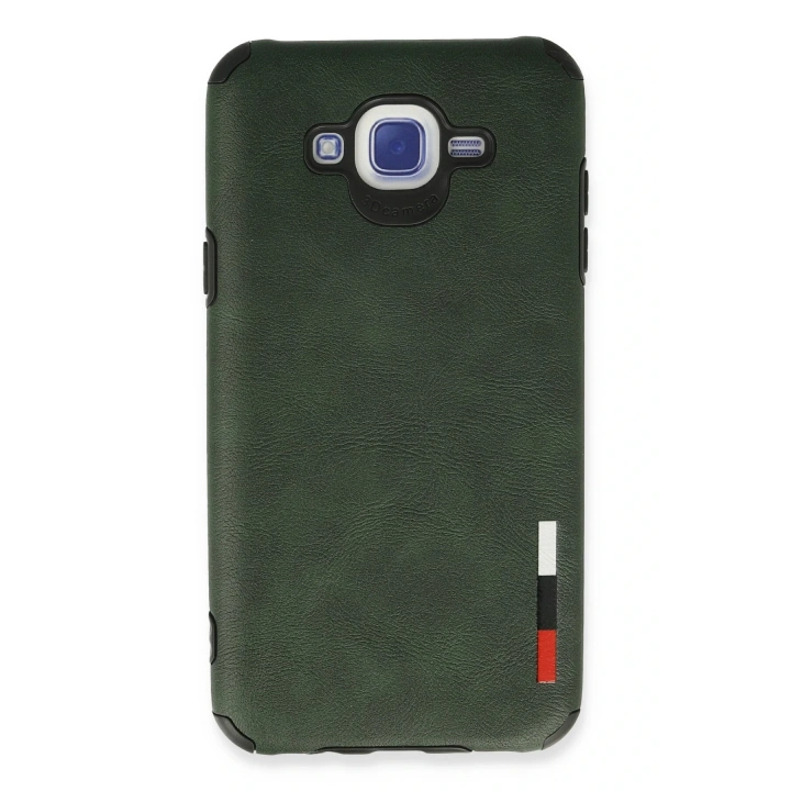 BFS  Samsung Galaxy J7 Kılıf Loop Deri Silikon - Yeşil