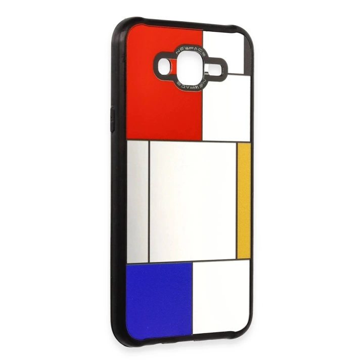 BFS  Samsung Galaxy J7 Kılıf Mirror Desenli Kapak - Mirror - 9