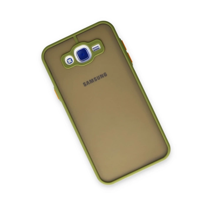BFS  Samsung Galaxy J7 Kılıf Montreal Silikon Kapak - Açık Yeşil