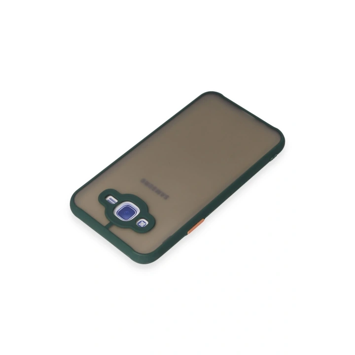 BFS  Samsung Galaxy J7 Kılıf Montreal Silikon Kapak - Yeşil