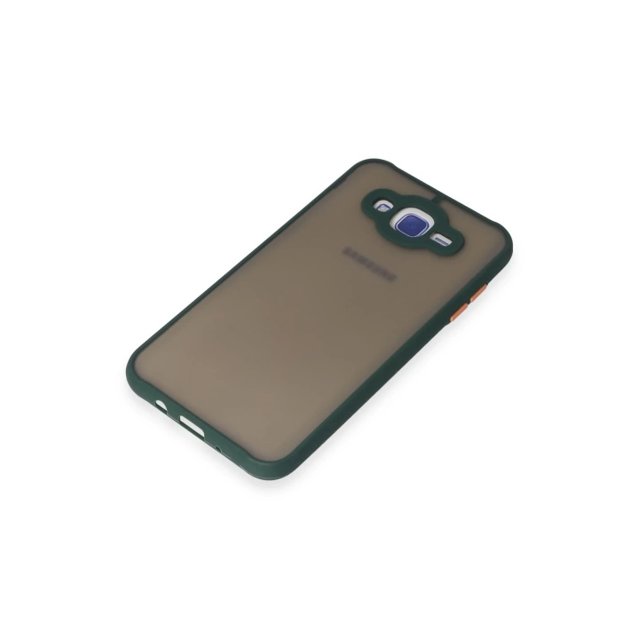 BFS  Samsung Galaxy J7 Kılıf Montreal Silikon Kapak - Yeşil