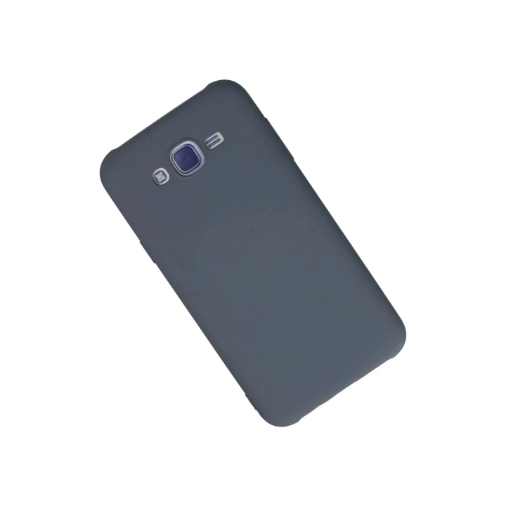 BFS  Samsung Galaxy J7 Kılıf Nano içi Kadife Silikon - Gri