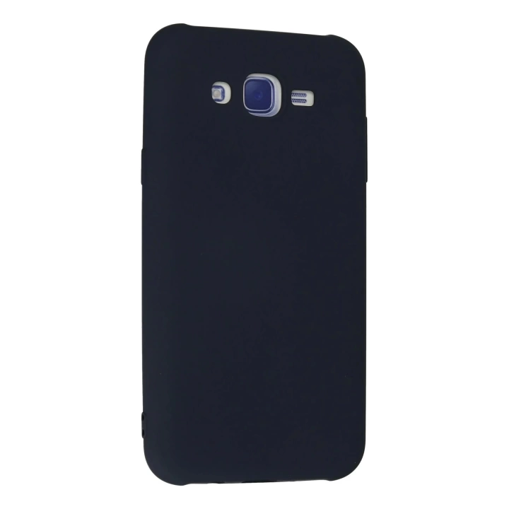 BFS  Samsung Galaxy J7 Kılıf Nano içi Kadife Silikon - Lacivert