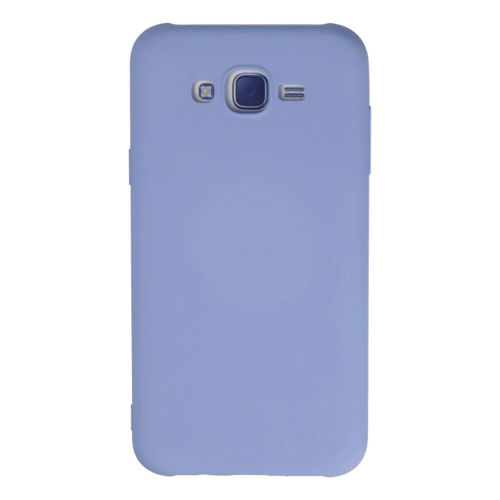 BFS  Samsung Galaxy J7 Kılıf Nano içi Kadife Silikon - Lila