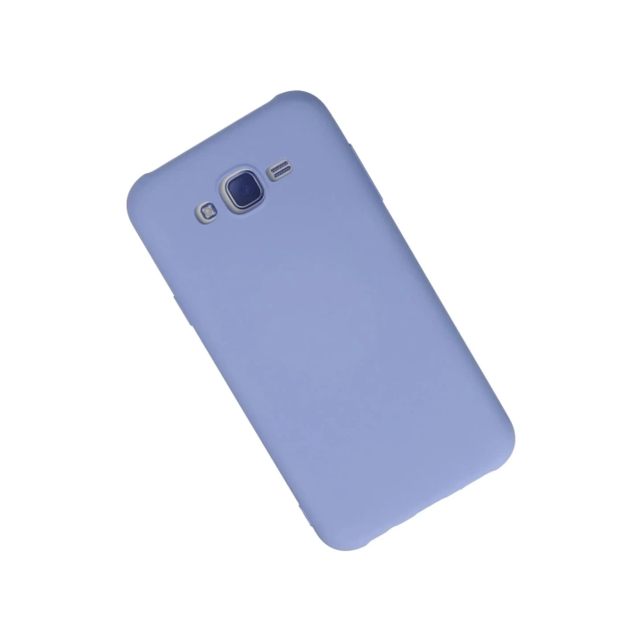 BFS  Samsung Galaxy J7 Kılıf Nano içi Kadife Silikon - Lila