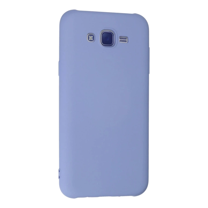 BFS  Samsung Galaxy J7 Kılıf Nano içi Kadife Silikon - Lila