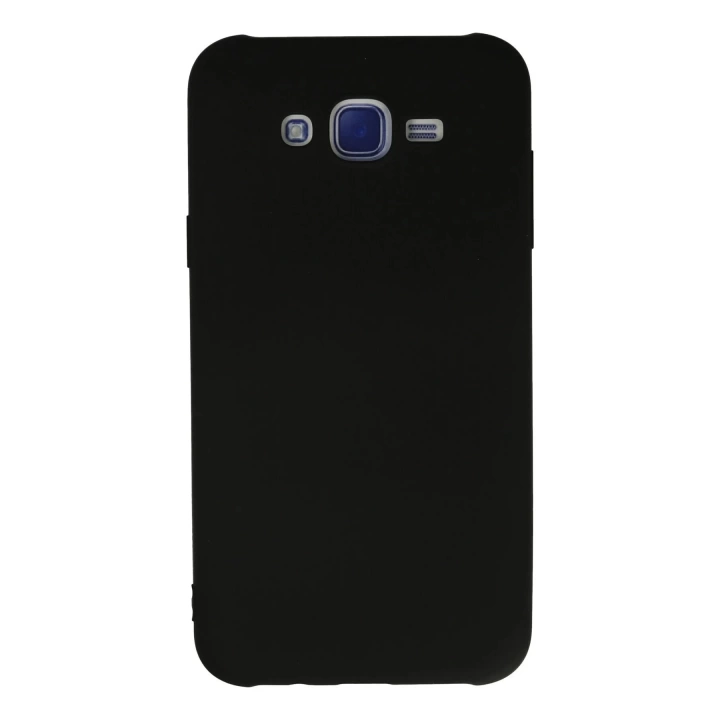 BFS  Samsung Galaxy J7 Kılıf Nano içi Kadife Silikon - Siyah