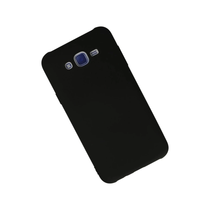 BFS  Samsung Galaxy J7 Kılıf Nano içi Kadife Silikon - Siyah