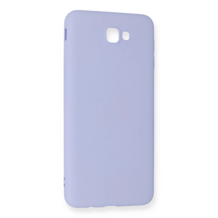 BFS  Samsung Galaxy J7 Prime Kılıf Nano içi Kadife Silikon - Lila