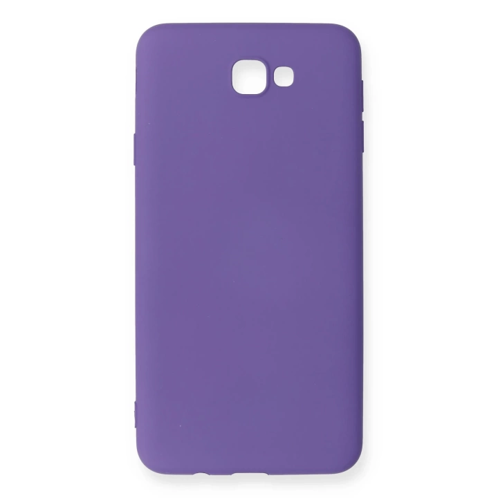 BFS  Samsung Galaxy J7 Prime Kılıf Nano içi Kadife Silikon - Mor