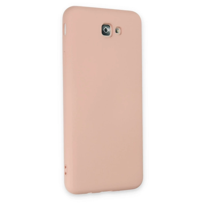 BFS  Samsung Galaxy J7 Prime Kılıf Nano içi Kadife Silikon - Pudra