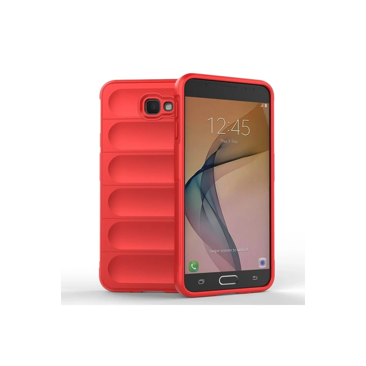 BFS  Samsung Galaxy J7 Prime Kılıf Optimum Silikon - Kırmızı